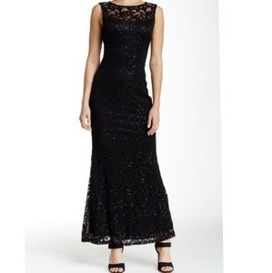 Marina Sleeveless Lace Gown